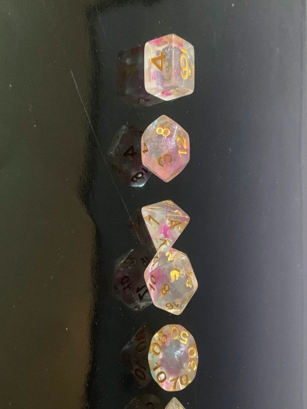 Unicorn brand DnD dice set 'Fairy Floss'